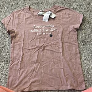 Abercrombie & Fitch Mauve Graphic Tee